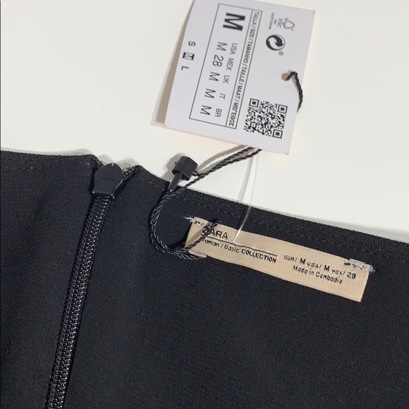 Zara Tops Nwt Zara Black Halter Cutout Top Horseshoe Clasp Poshmark